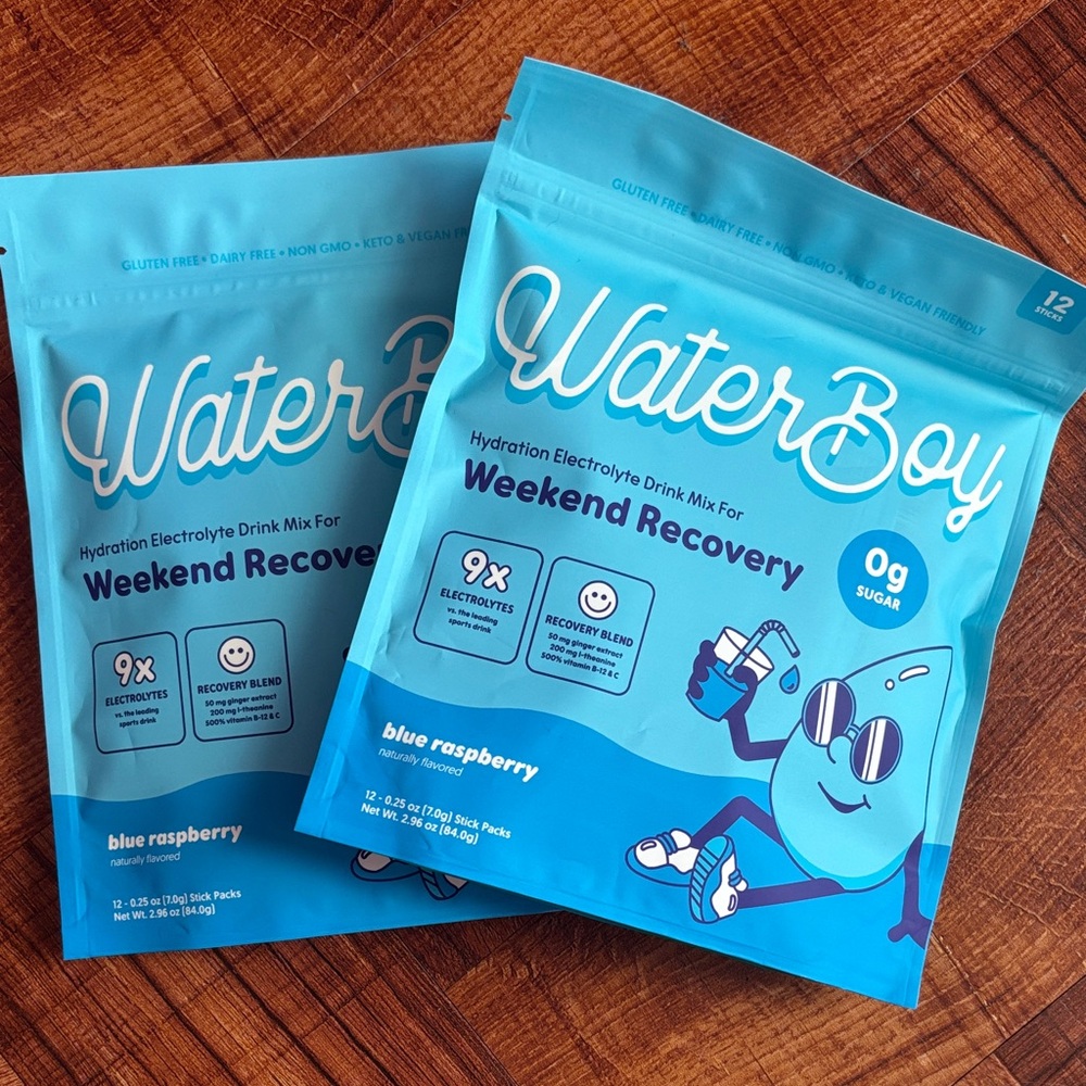 WaterBoy Blue Raspberry Hydration Drink Mix